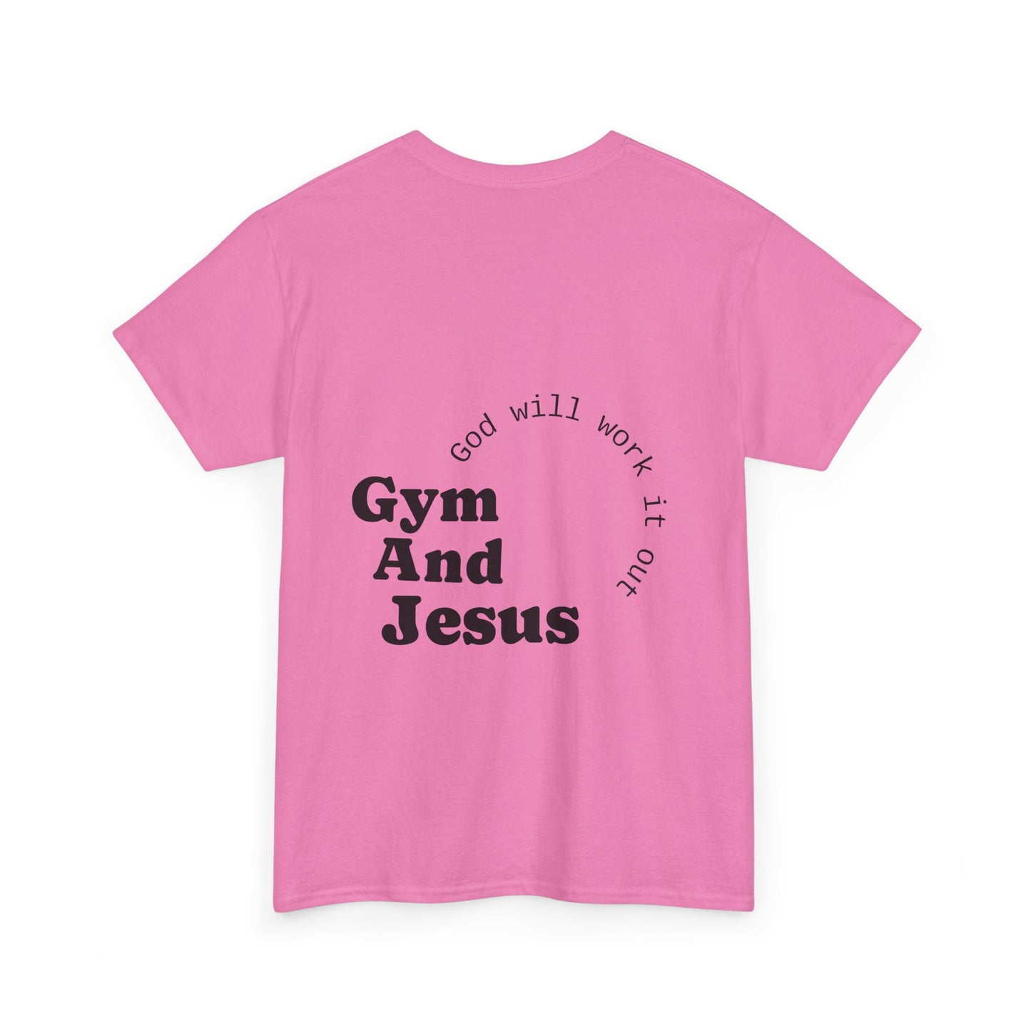 Faith-Inspired Gym Tee, Motivational T-Shirt, Unisex Activewear, Inspirational Fitness Shirt, Casual Everyday Wear
