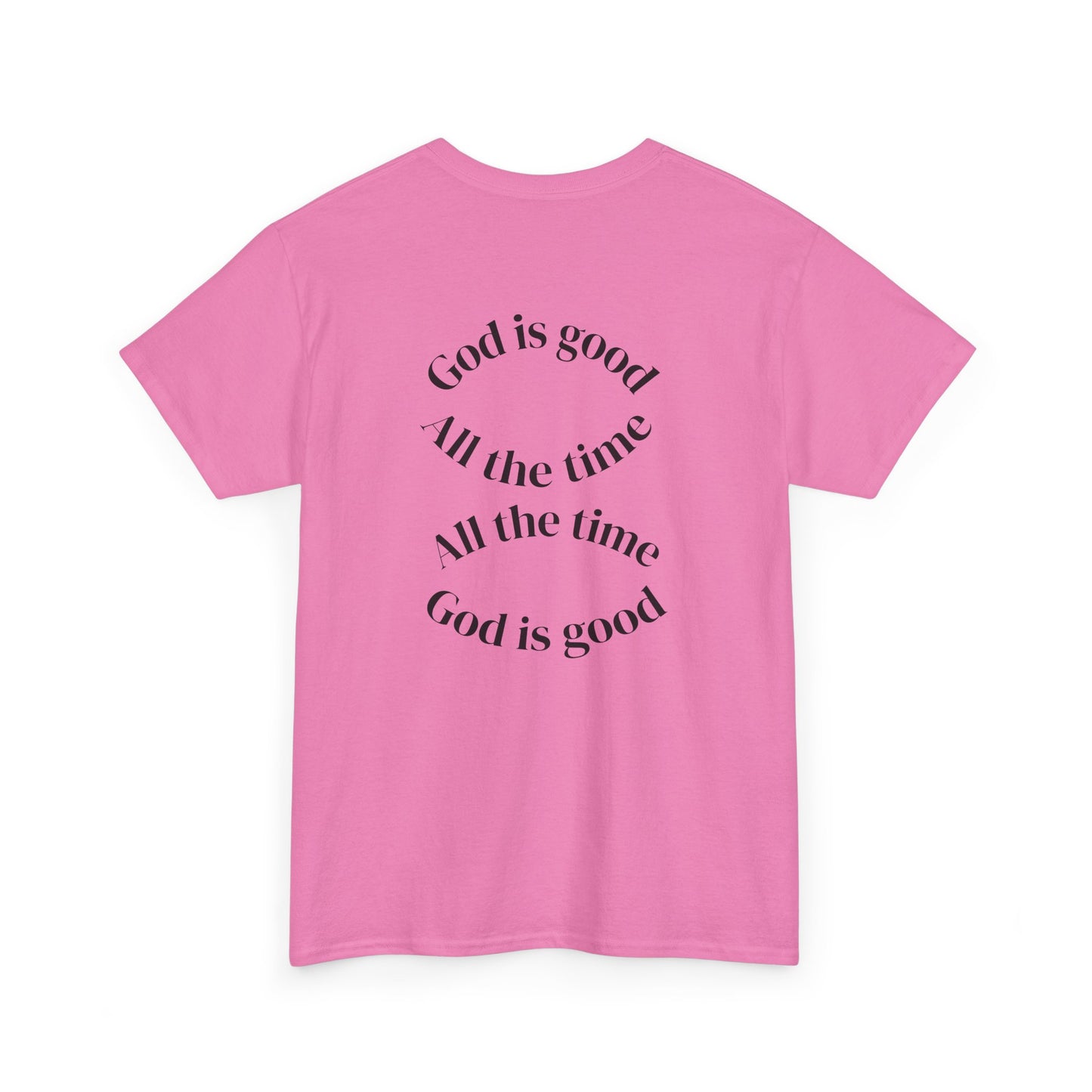 Inspirational Unisex Heavy Cotton Tee - "God is Good" Design
