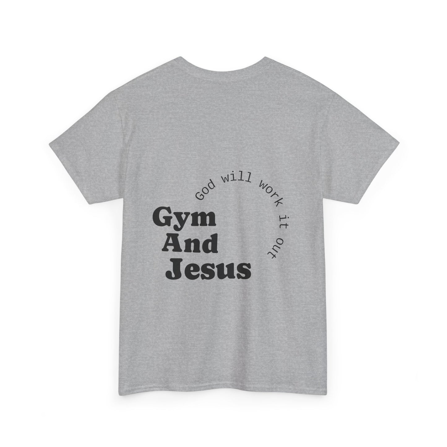 Faith-Inspired Gym Tee, Motivational T-Shirt, Unisex Activewear, Inspirational Fitness Shirt, Casual Everyday Wear