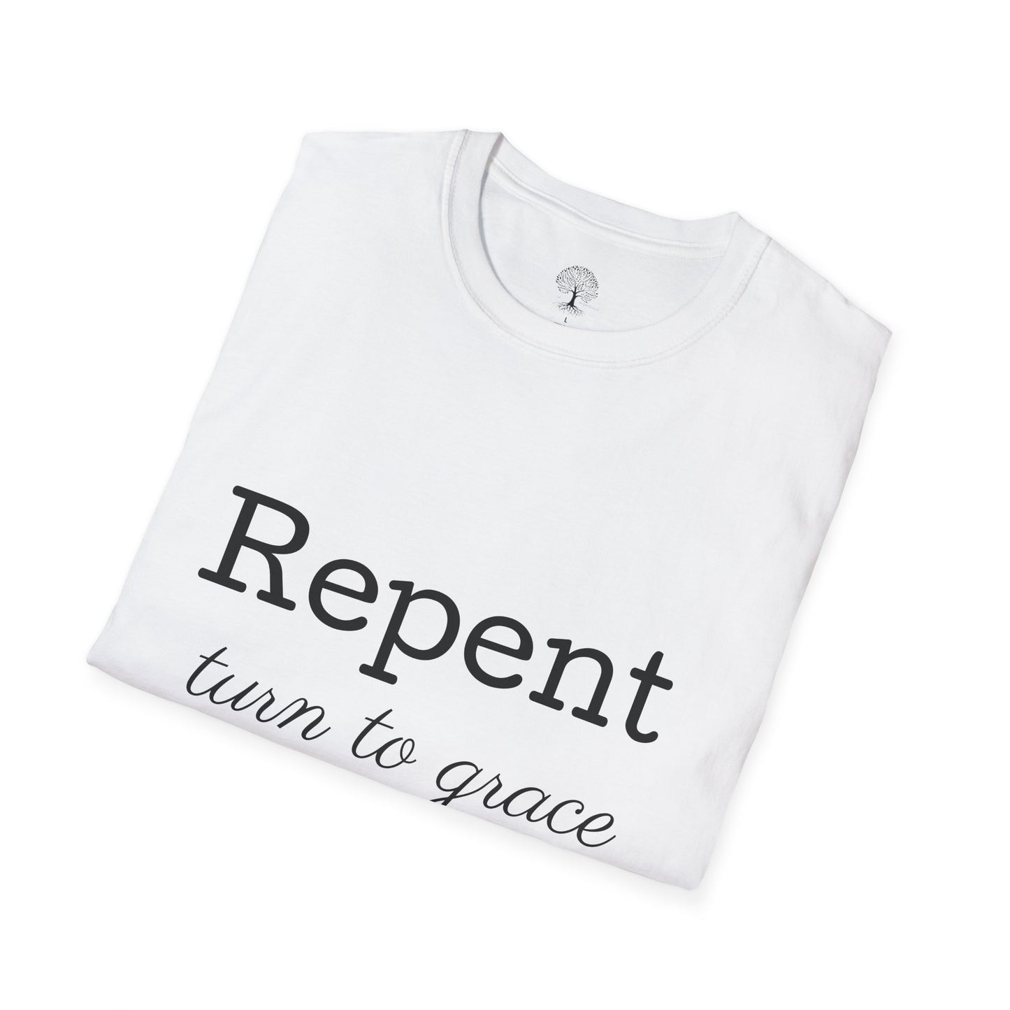 Inspirational Unisex T-Shirt - Repent, New Day, Motivational Shirt, Faith-based Gift, Casual Wear