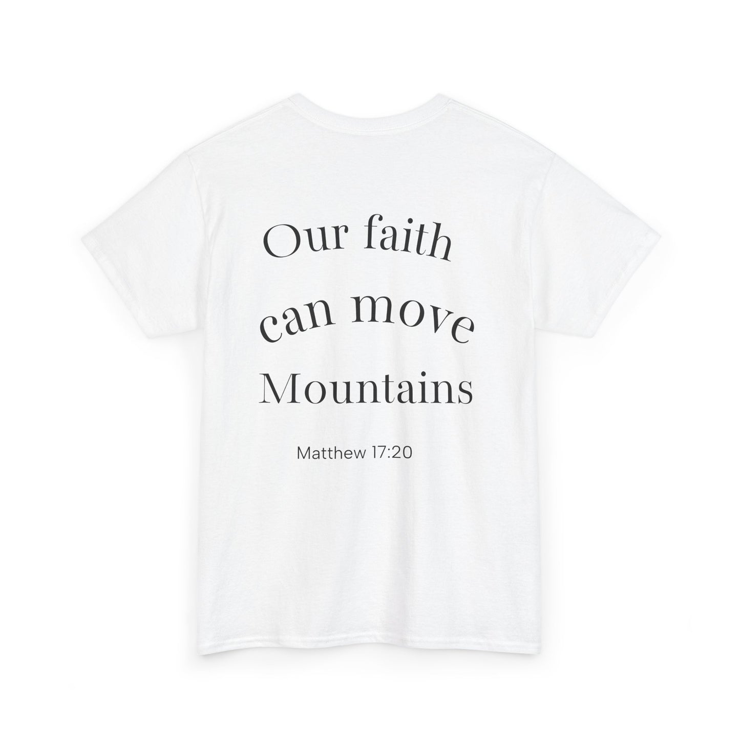 Inspirational Faith Tee, Unisex Cotton Shirt, Christian T-Shirt, Motivational Gift, Bible Verse Apparel, Everyday Comfort Wear