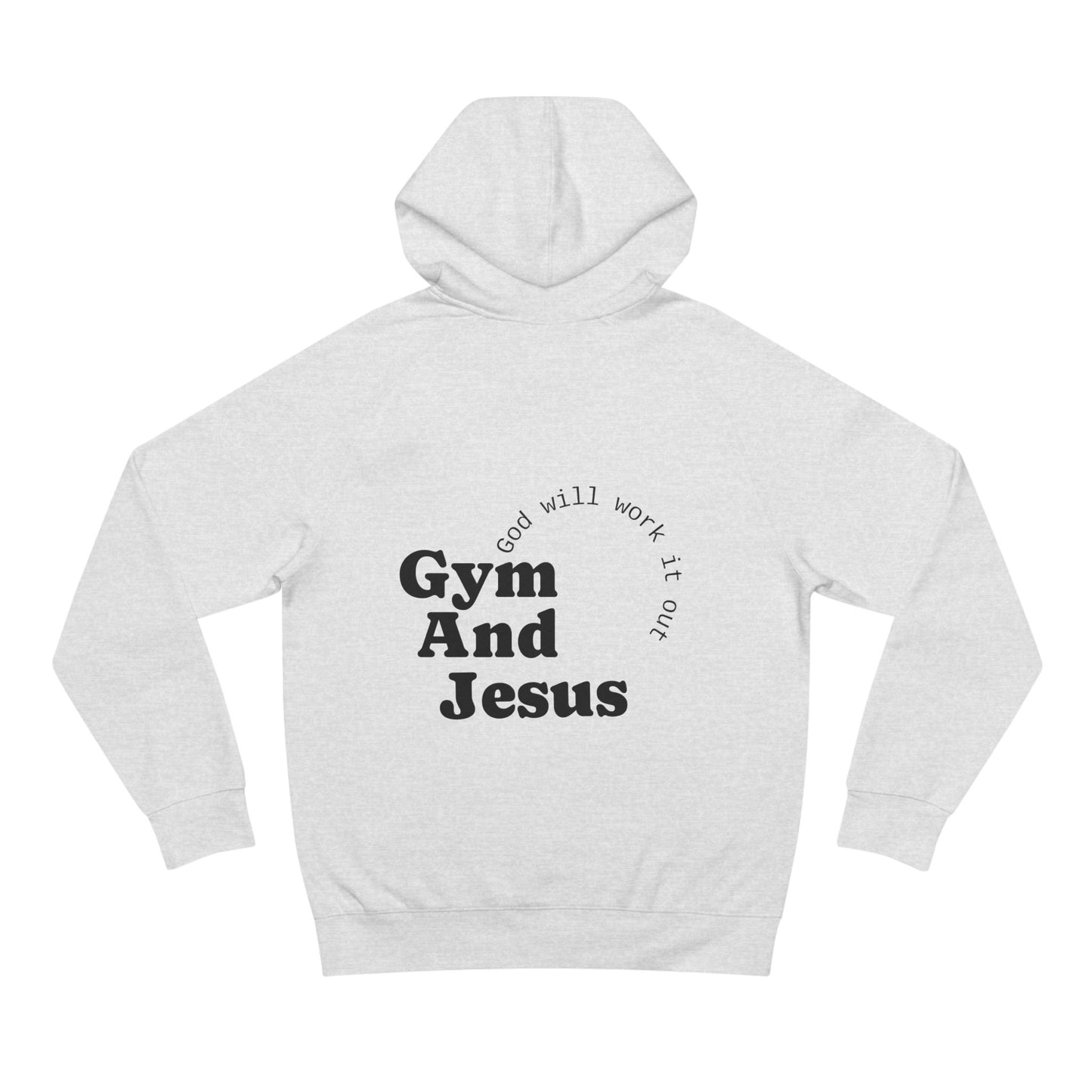 Unisex Inspirational Hoodie, Motivational Sweatshirt, Gym Apparel, Faith-Based Clothing, Christian Gift, Workout Wear