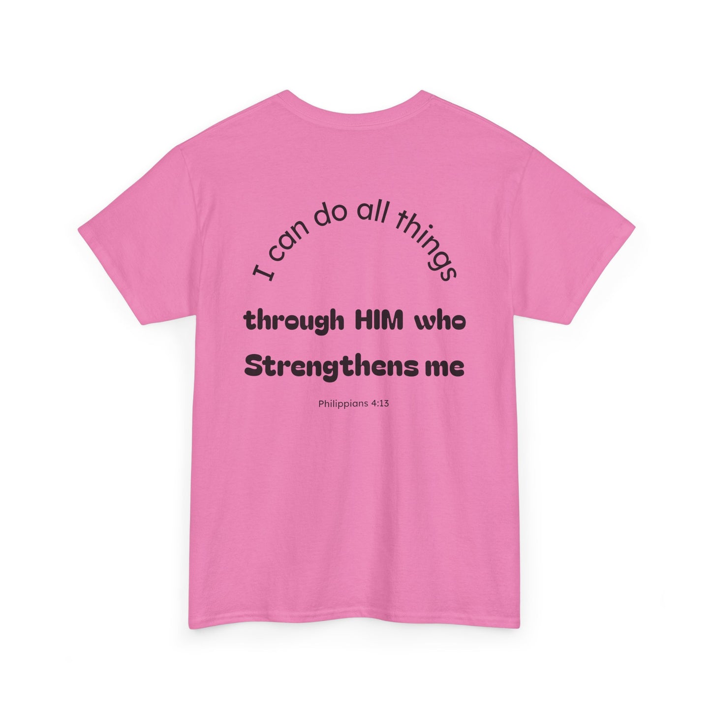 Inspirational Unisex Heavy Cotton Tee - "I Can Do All Things"