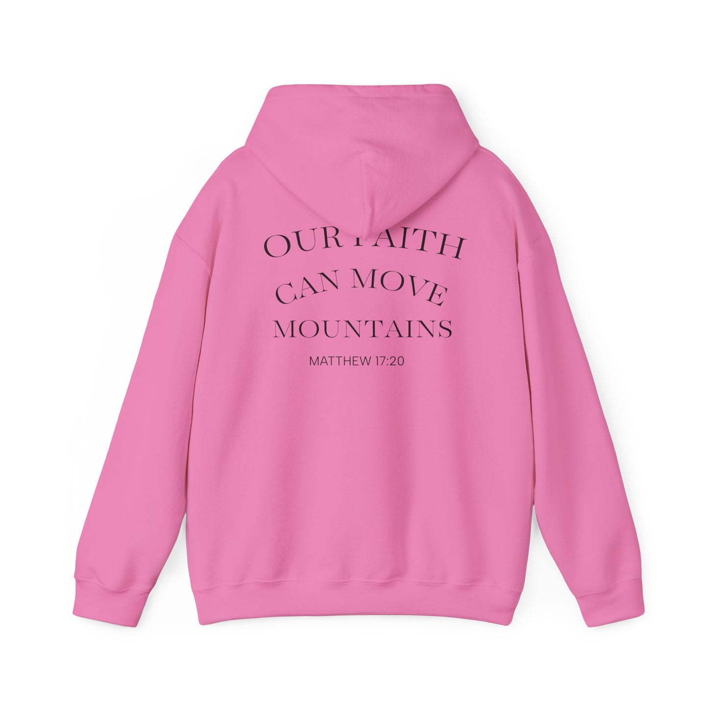 Inspirational Faith Hooded Sweatshirt, Motivational Hoodie, Cozy Sweatshirt, Gift for Believers, Spiritual Clothing