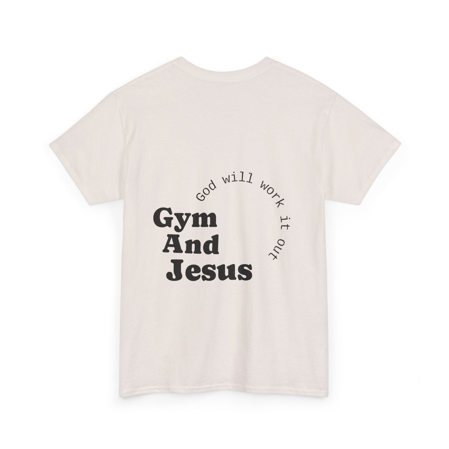 Faith-Inspired Gym Tee, Motivational T-Shirt, Unisex Activewear, Inspirational Fitness Shirt, Casual Everyday Wear