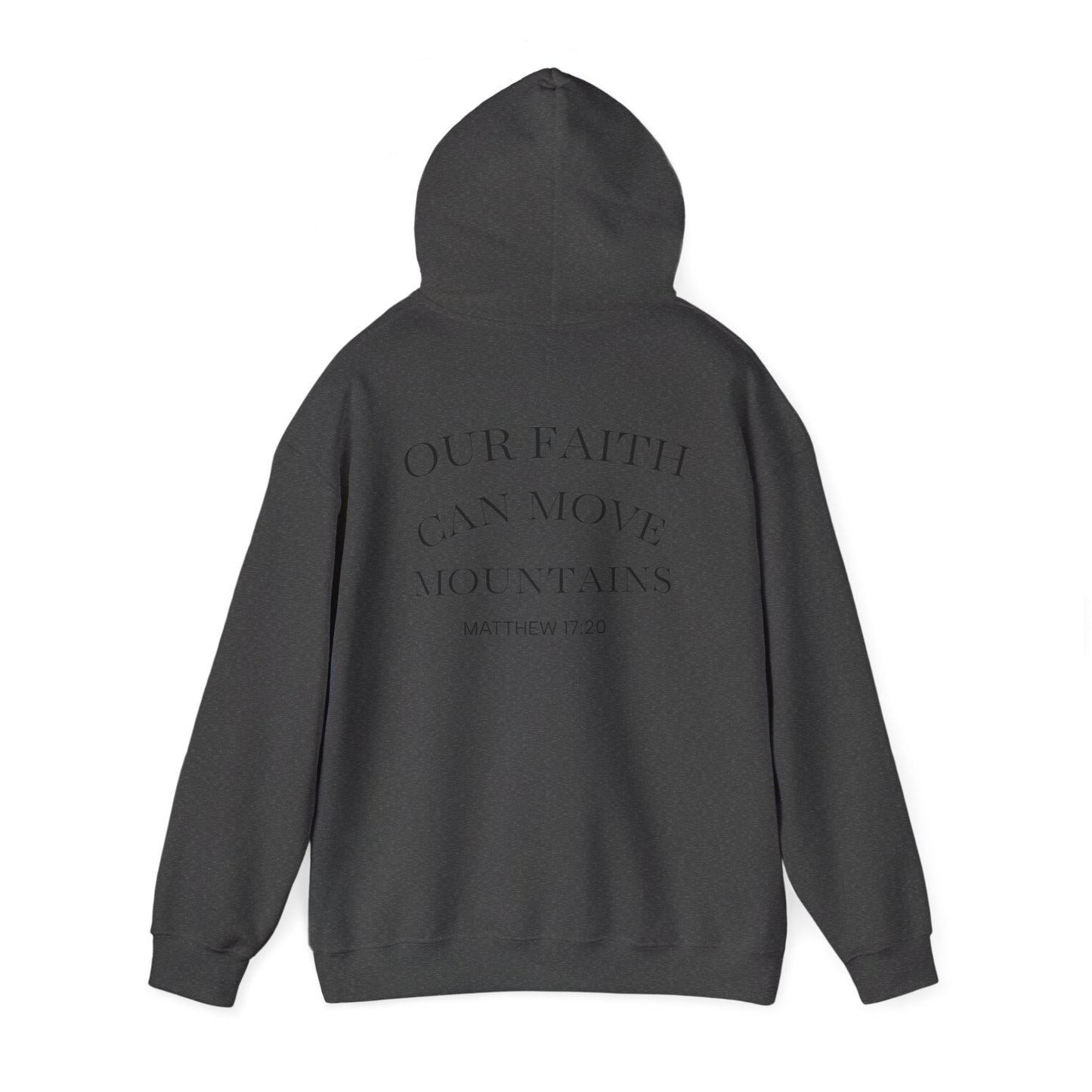 Inspirational Faith Hooded Sweatshirt, Motivational Hoodie, Cozy Sweatshirt, Gift for Believers, Spiritual Clothing