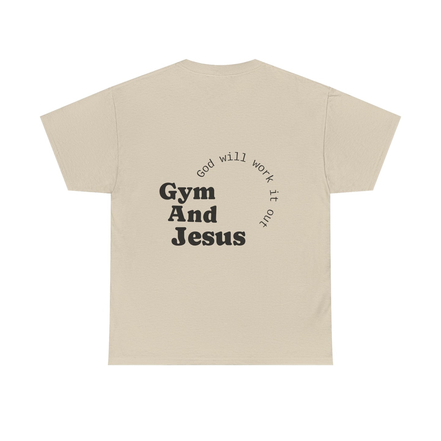 Faith-Inspired Gym Tee, Motivational T-Shirt, Unisex Activewear, Inspirational Fitness Shirt, Casual Everyday Wear