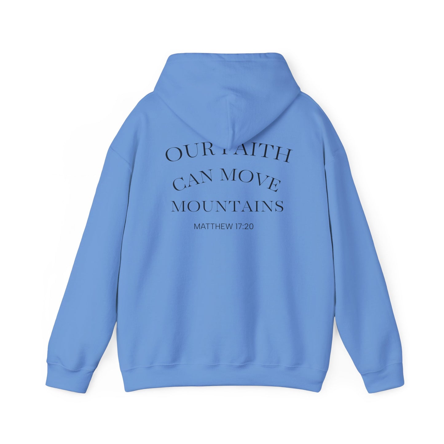 Inspirational Faith Hooded Sweatshirt, Motivational Hoodie, Cozy Sweatshirt, Gift for Believers, Spiritual Clothing