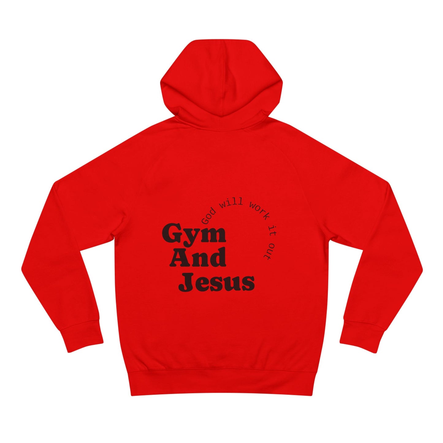 Unisex Inspirational Hoodie, Motivational Sweatshirt, Gym Apparel, Faith-Based Clothing, Christian Gift, Workout Wear