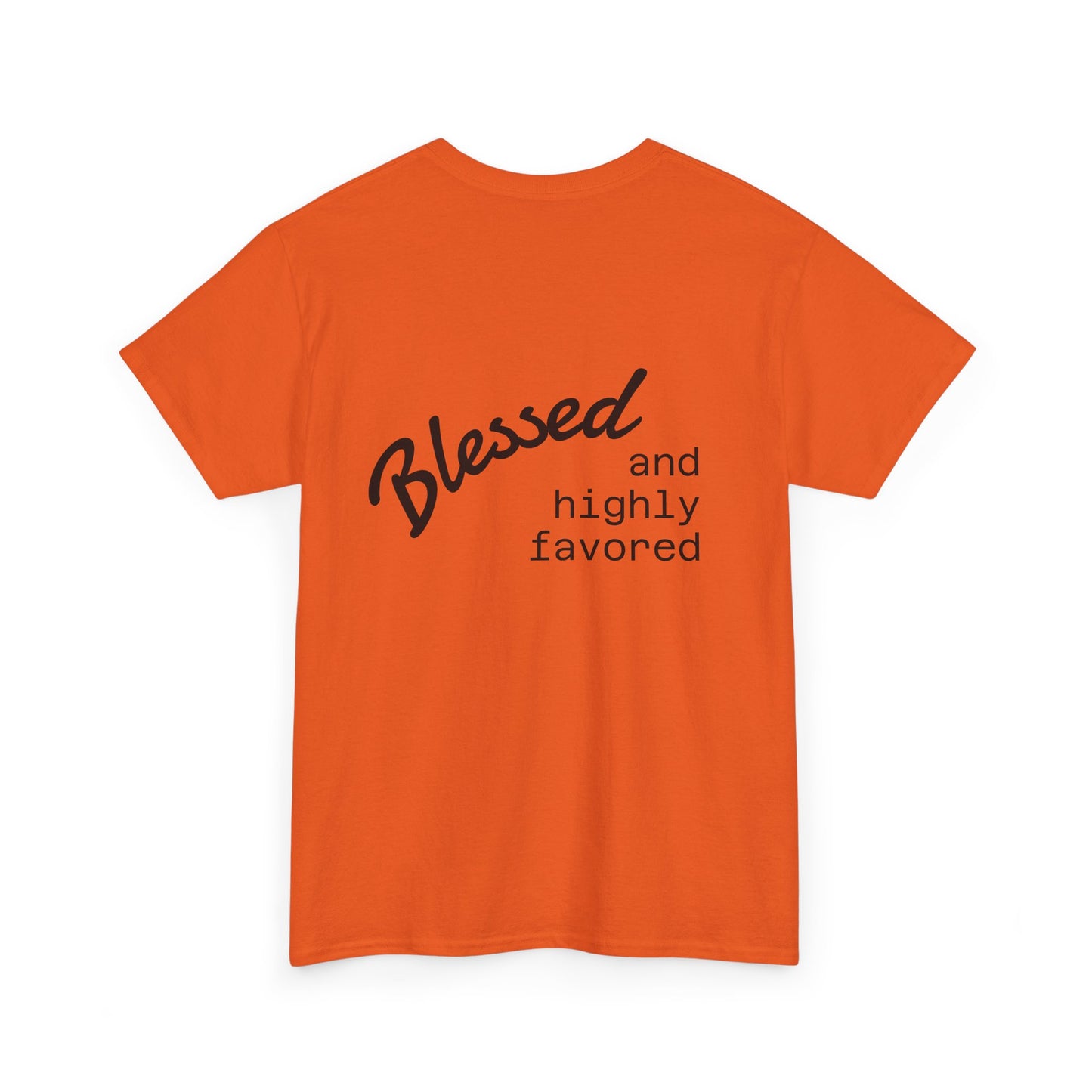 Blessed and Highly Favored Unisex Tee, Comfort Cotton T-Shirt, Gift for Him/Her, Faith-Inspired Apparel, Everyday Wear, Casual Style