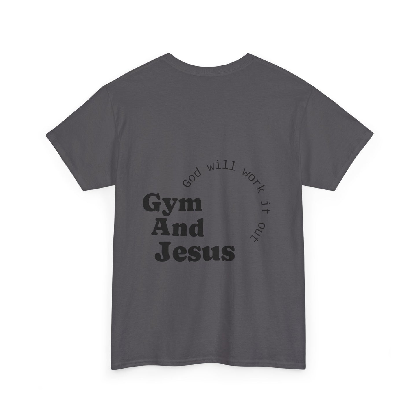 Faith-Inspired Gym Tee, Motivational T-Shirt, Unisex Activewear, Inspirational Fitness Shirt, Casual Everyday Wear