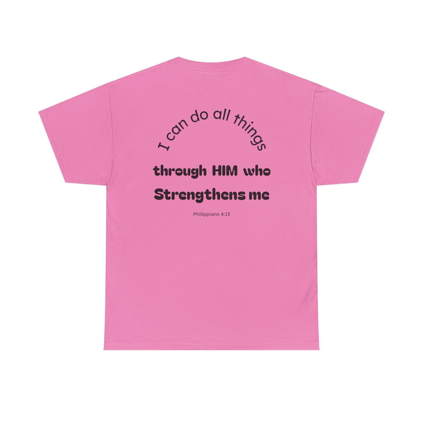 Inspirational Unisex Heavy Cotton Tee - "I Can Do All Things"