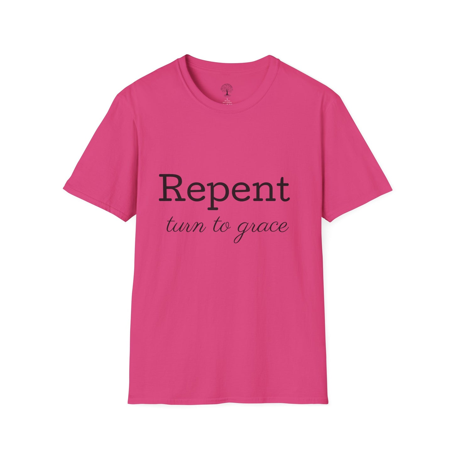 Inspirational Unisex T-Shirt - Repent, New Day, Motivational Shirt, Faith-based Gift, Casual Wear