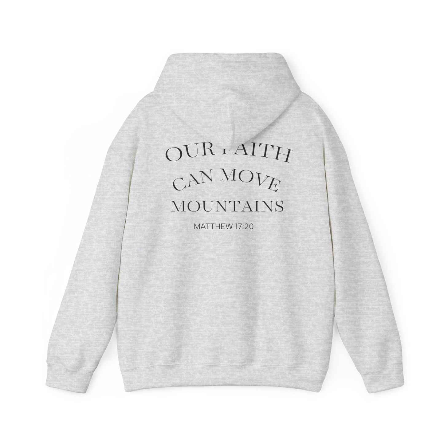 Inspirational Faith Hooded Sweatshirt, Motivational Hoodie, Cozy Sweatshirt, Gift for Believers, Spiritual Clothing
