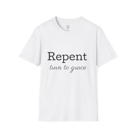Inspirational Unisex T-Shirt - Repent, New Day, Motivational Shirt, Faith-based Gift, Casual Wear