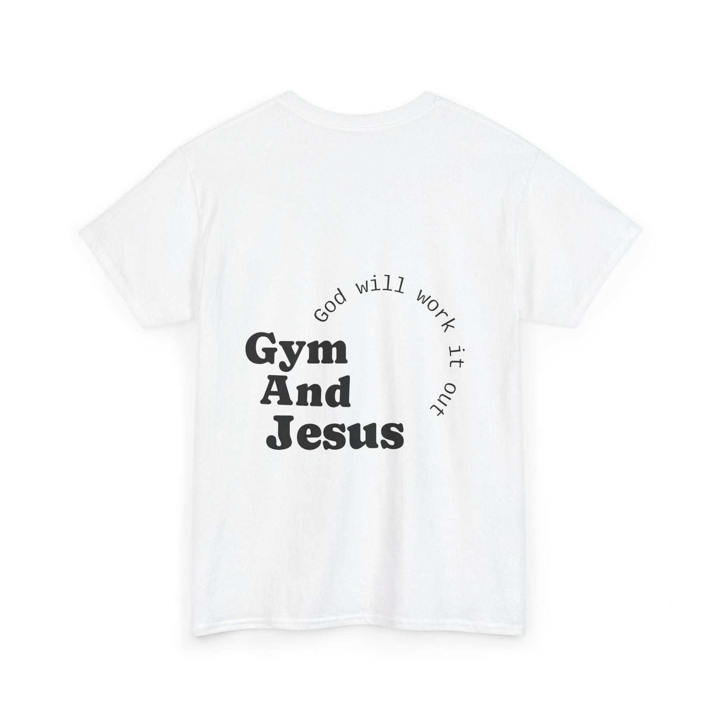 Faith-Inspired Gym Tee, Motivational T-Shirt, Unisex Activewear, Inspirational Fitness Shirt, Casual Everyday Wear