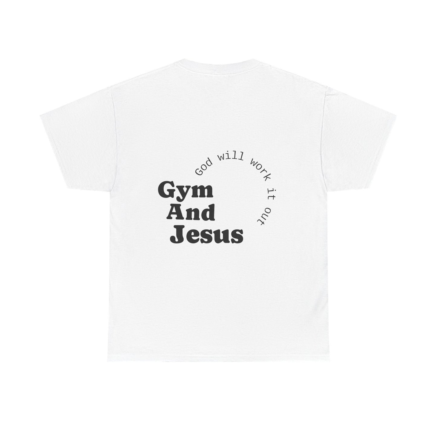 Faith-Inspired Gym Tee, Motivational T-Shirt, Unisex Activewear, Inspirational Fitness Shirt, Casual Everyday Wear