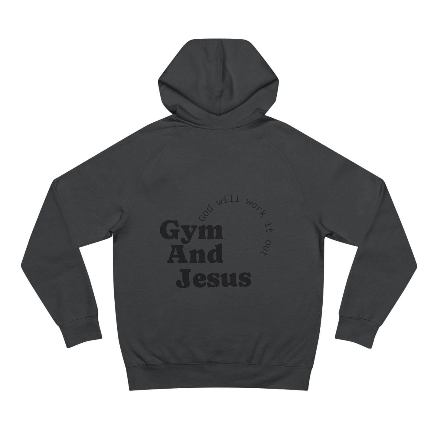 Unisex Inspirational Hoodie, Motivational Sweatshirt, Gym Apparel, Faith-Based Clothing, Christian Gift, Workout Wear
