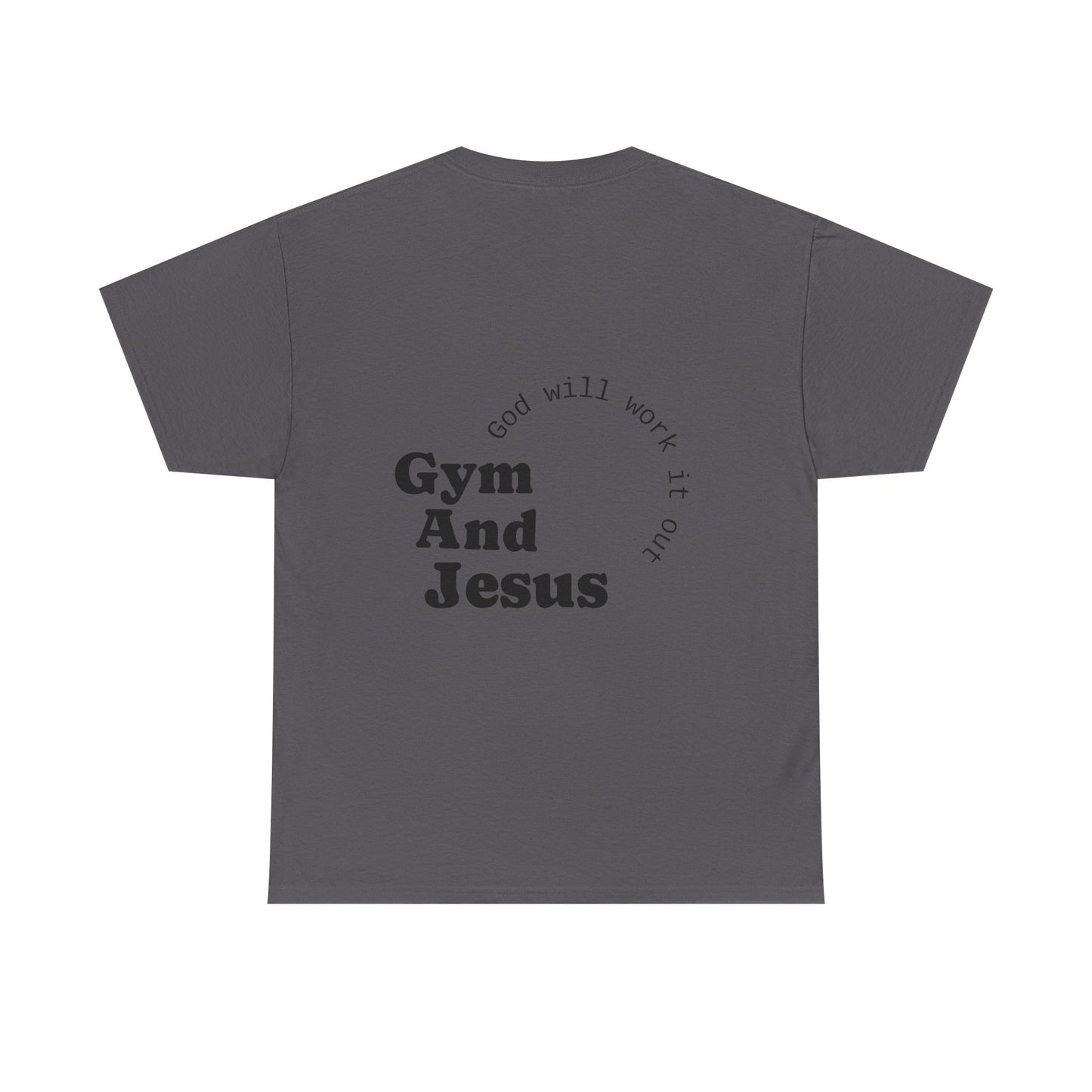 Faith-Inspired Gym Tee, Motivational T-Shirt, Unisex Activewear, Inspirational Fitness Shirt, Casual Everyday Wear