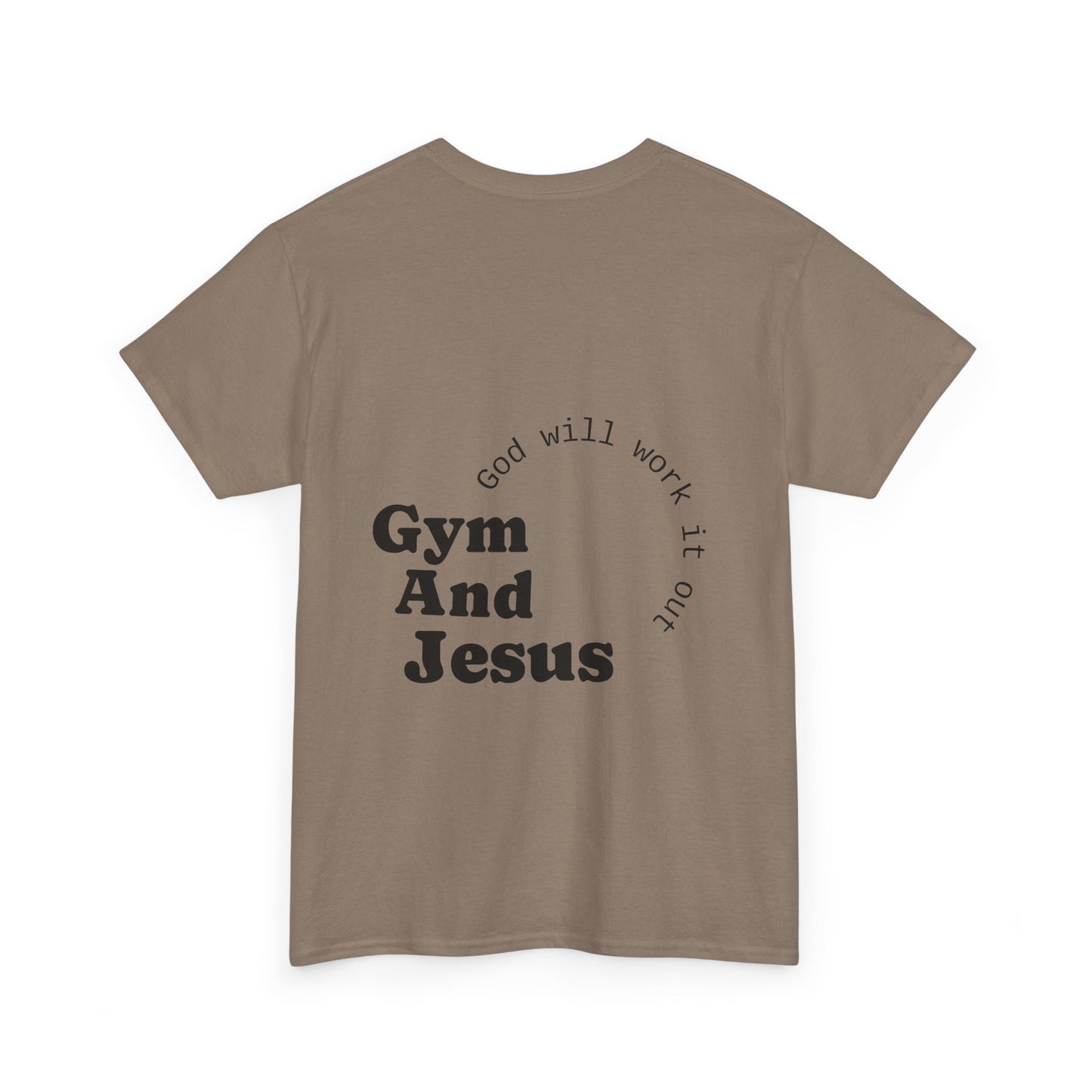 Faith-Inspired Gym Tee, Motivational T-Shirt, Unisex Activewear, Inspirational Fitness Shirt, Casual Everyday Wear