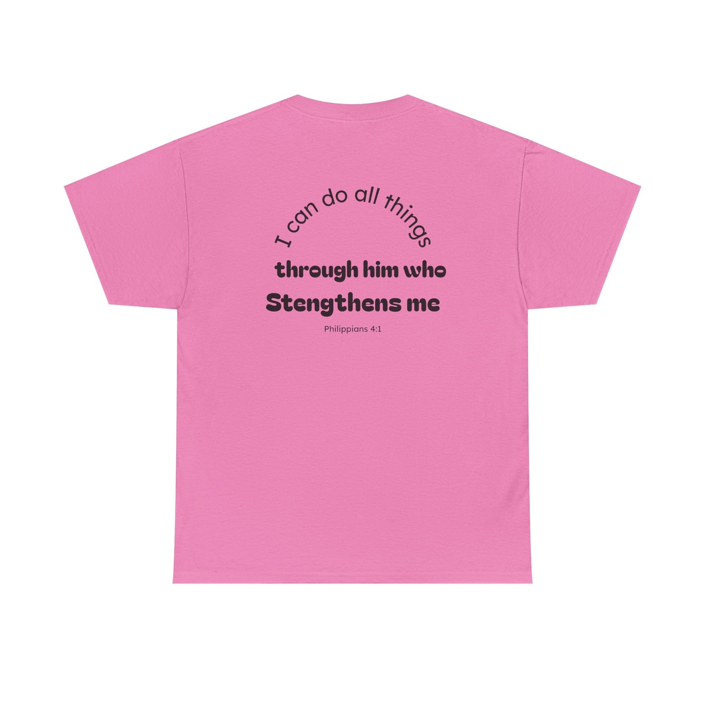 Inspirational Unisex Heavy Cotton Tee - "I Can Do All Things"