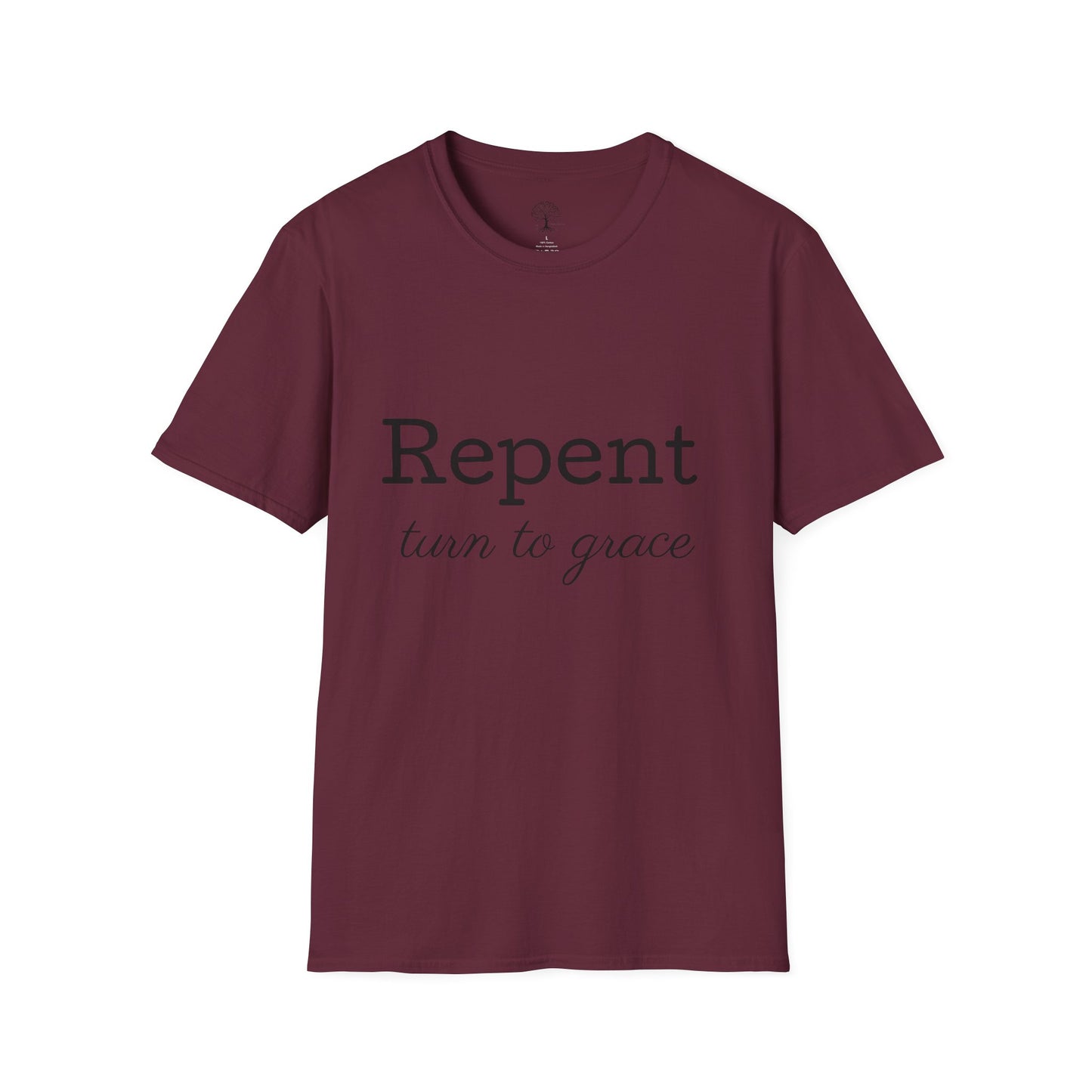 Inspirational Unisex T-Shirt - Repent, New Day, Motivational Shirt, Faith-based Gift, Casual Wear