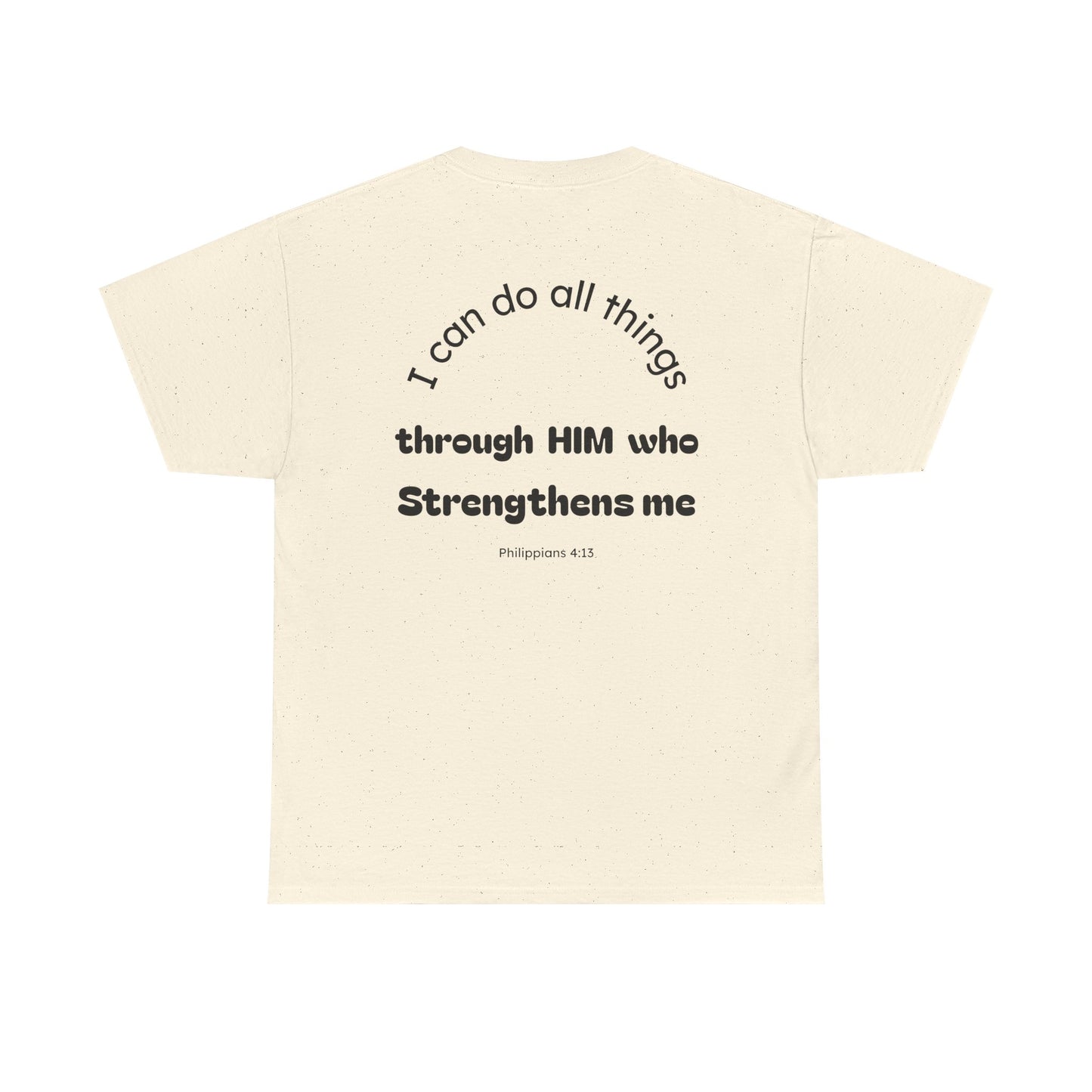Inspirational Unisex Heavy Cotton Tee - "I Can Do All Things"