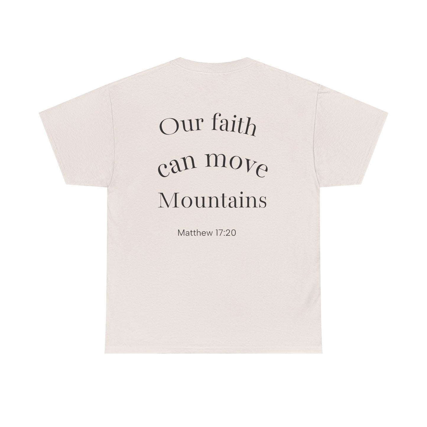 Inspirational Faith Tee, Unisex Cotton Shirt, Christian T-Shirt, Motivational Gift, Bible Verse Apparel, Everyday Comfort Wear