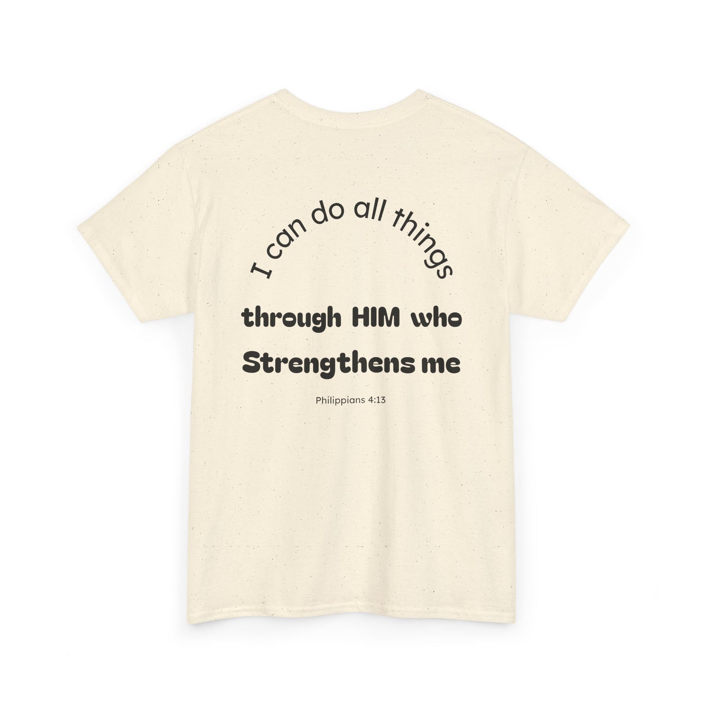 Inspirational Unisex Heavy Cotton Tee - "I Can Do All Things"