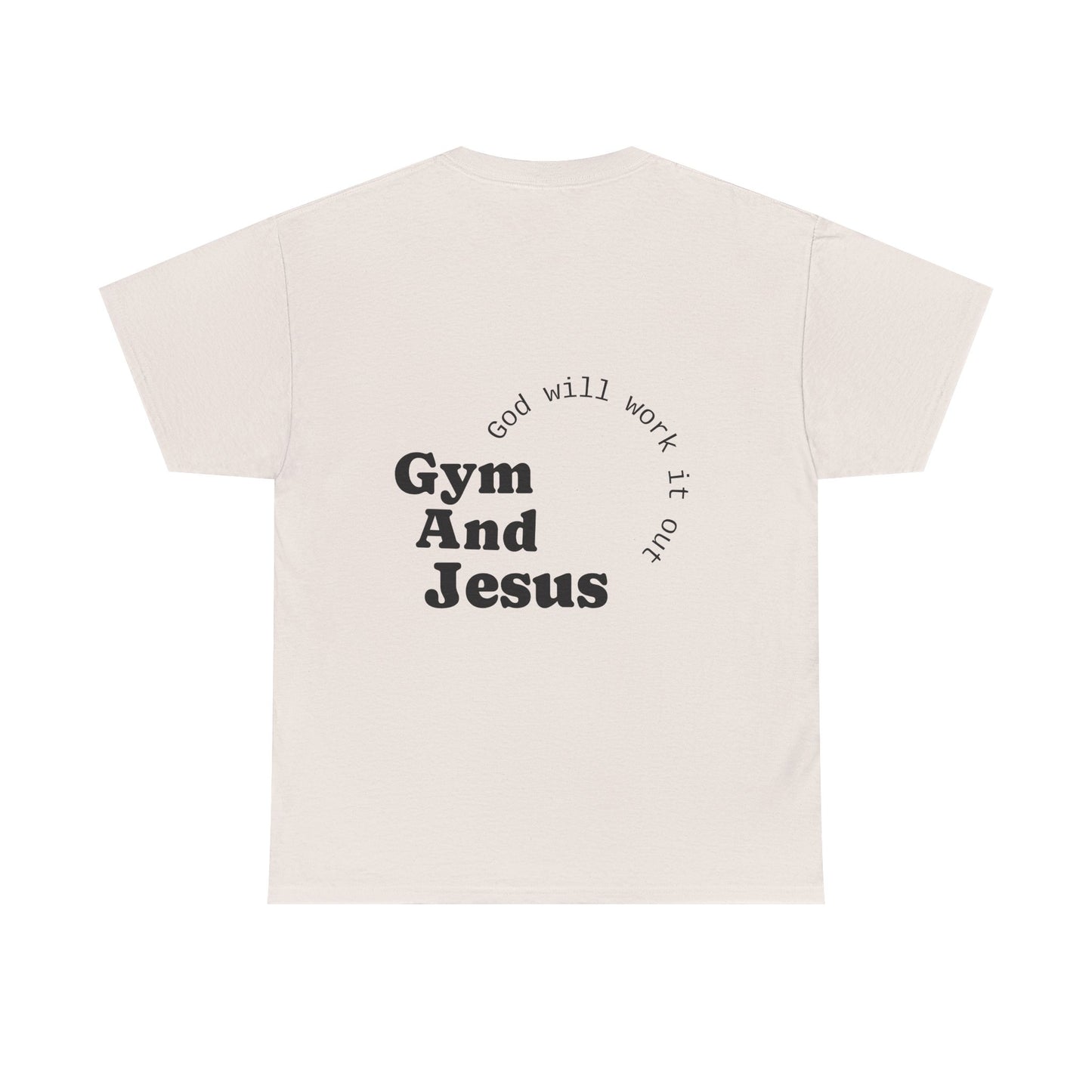 Faith-Inspired Gym Tee, Motivational T-Shirt, Unisex Activewear, Inspirational Fitness Shirt, Casual Everyday Wear