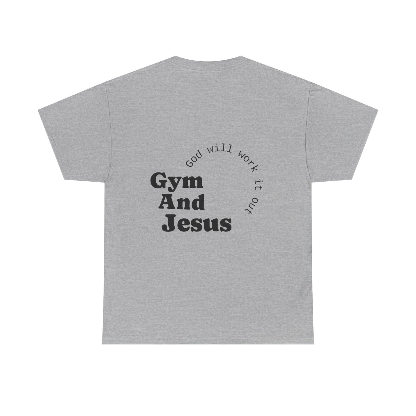 Faith-Inspired Gym Tee, Motivational T-Shirt, Unisex Activewear, Inspirational Fitness Shirt, Casual Everyday Wear