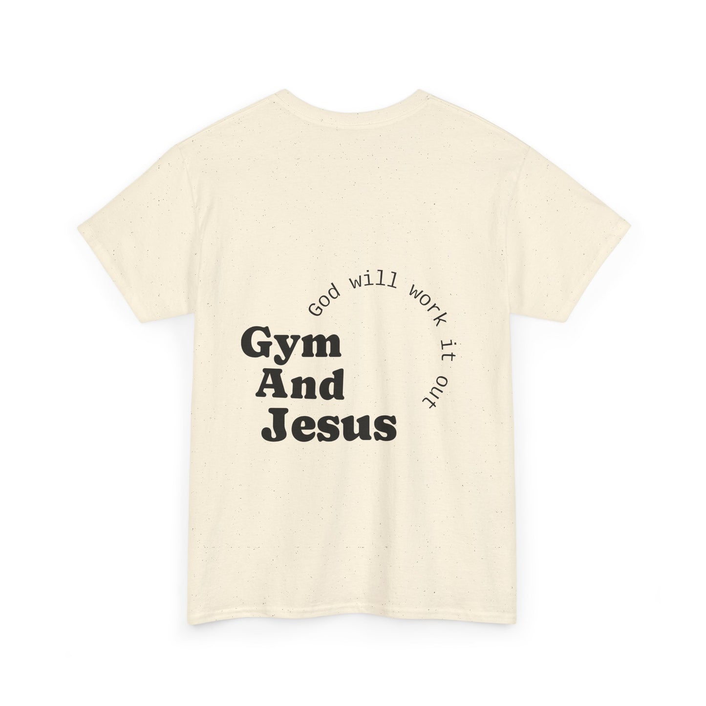 Faith-Inspired Gym Tee, Motivational T-Shirt, Unisex Activewear, Inspirational Fitness Shirt, Casual Everyday Wear