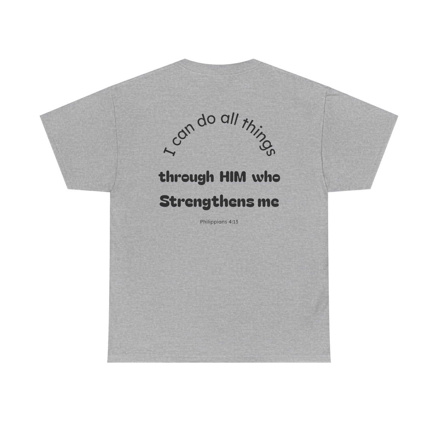 Inspirational Unisex Heavy Cotton Tee - "I Can Do All Things"