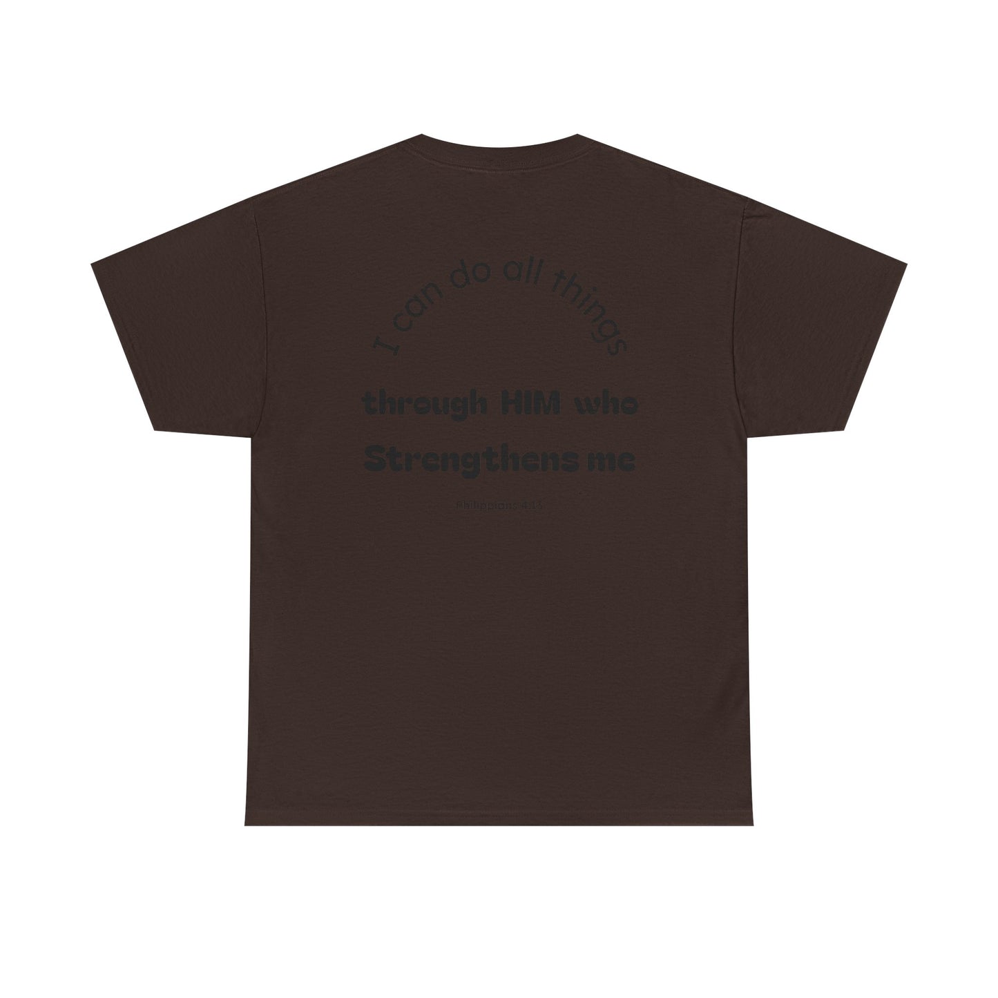 Inspirational Unisex Heavy Cotton Tee - "I Can Do All Things"