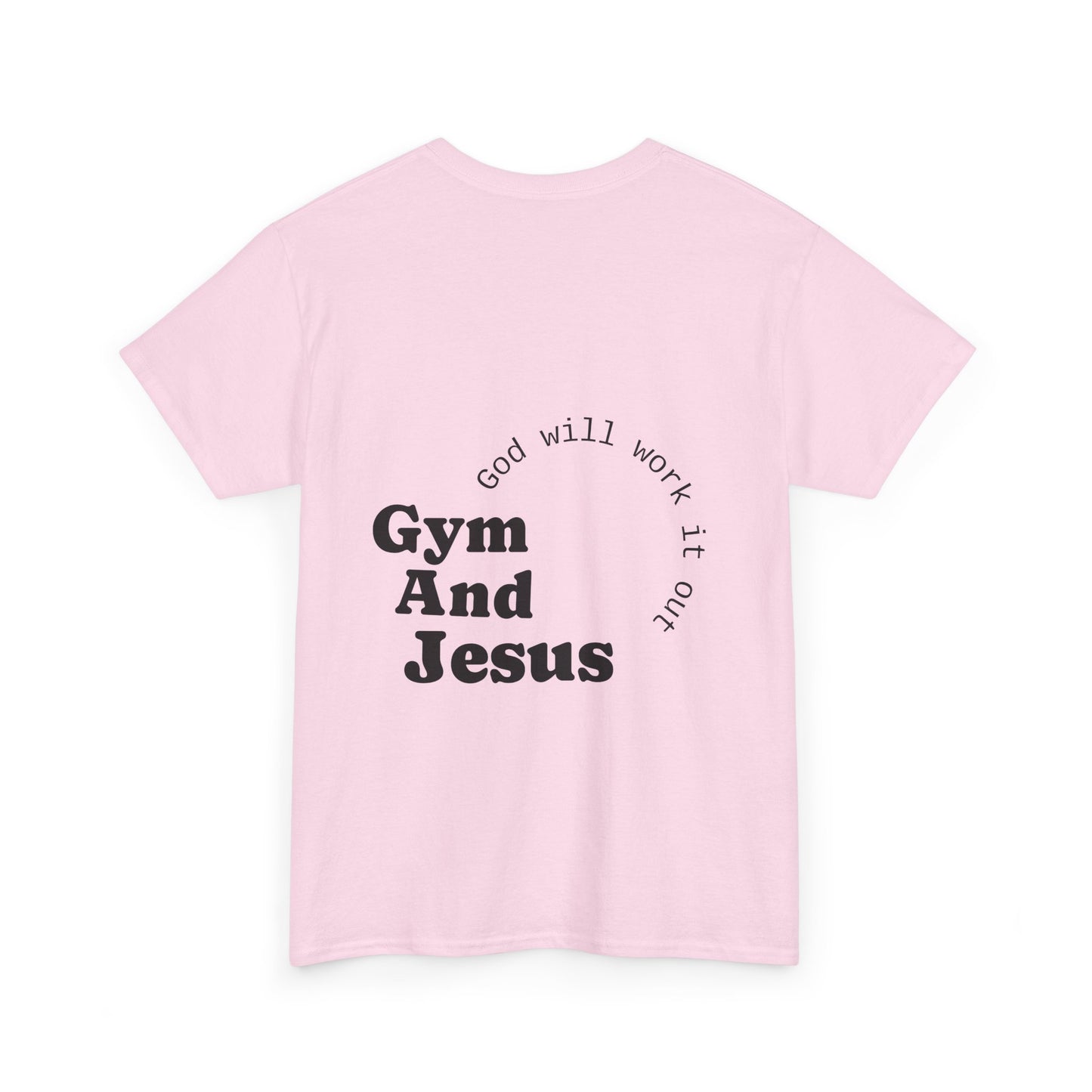 Faith-Inspired Gym Tee, Motivational T-Shirt, Unisex Activewear, Inspirational Fitness Shirt, Casual Everyday Wear