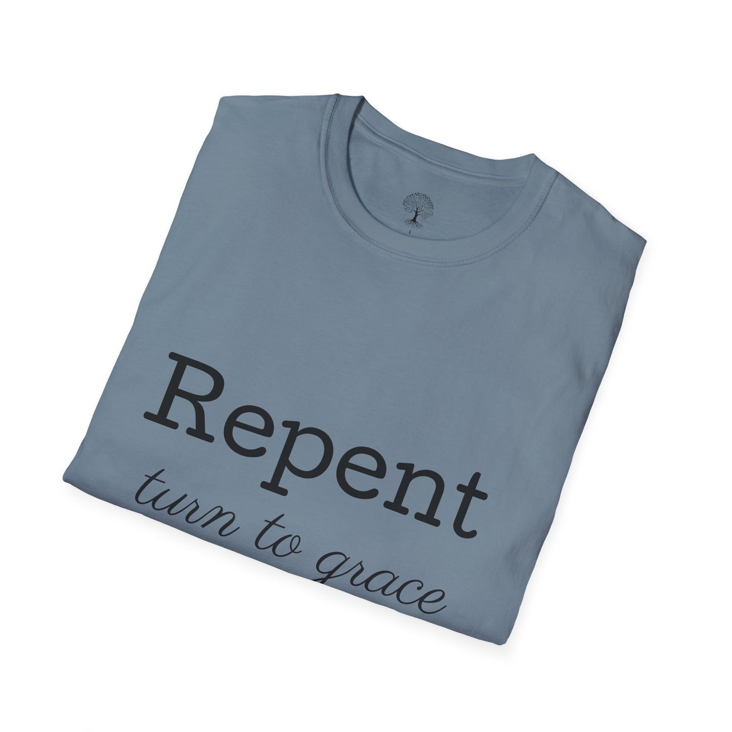 Inspirational Unisex T-Shirt - Repent, New Day, Motivational Shirt, Faith-based Gift, Casual Wear