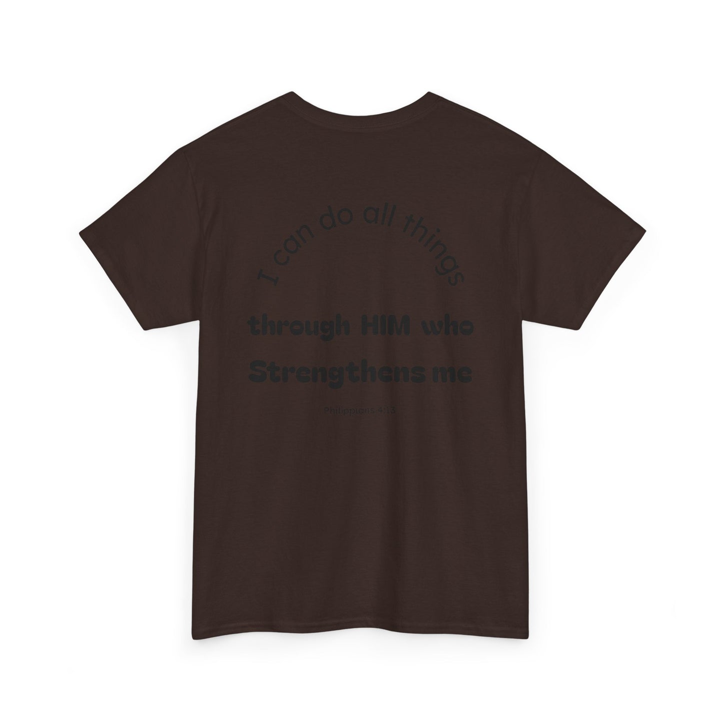 Inspirational Unisex Heavy Cotton Tee - "I Can Do All Things"
