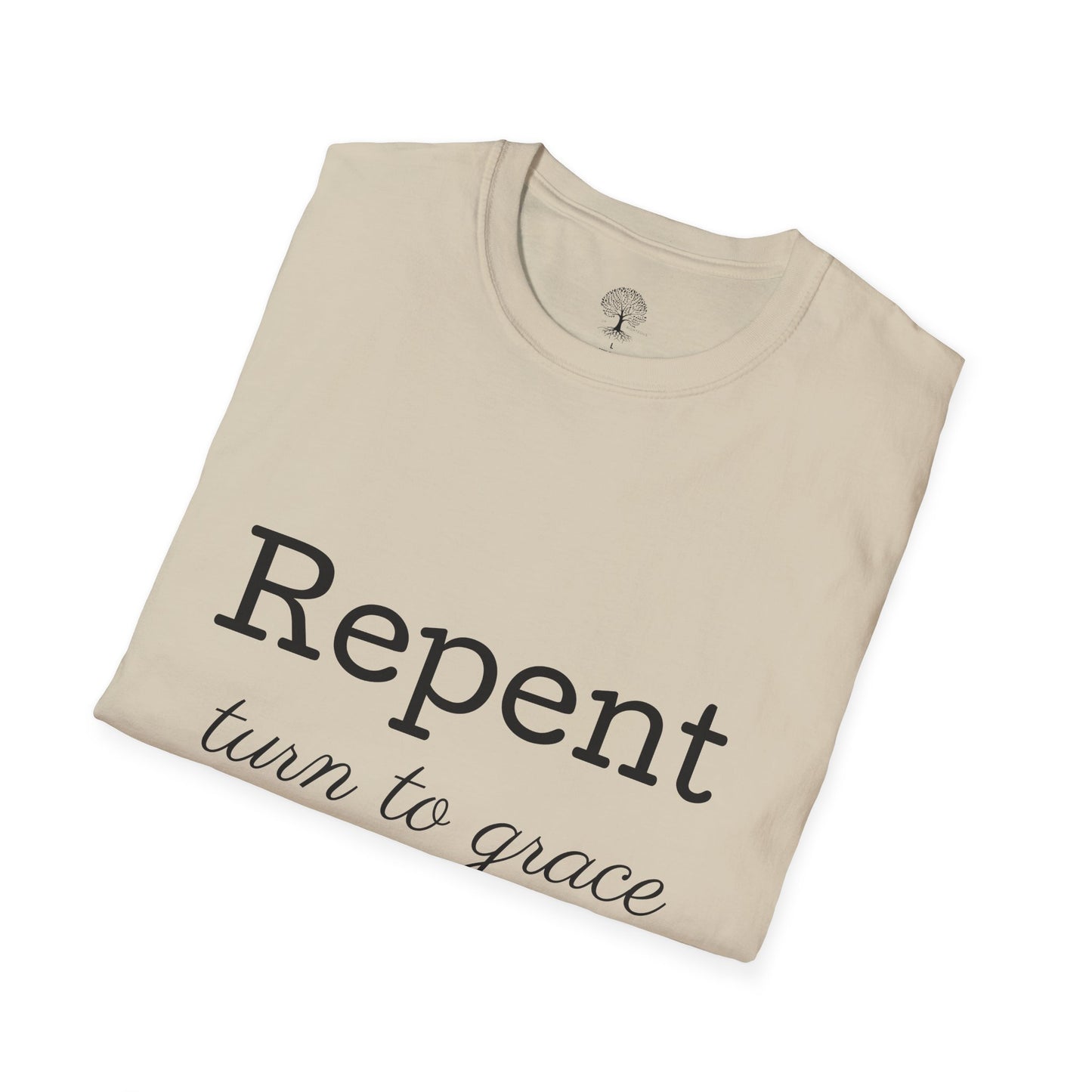 Inspirational Unisex T-Shirt - Repent, New Day, Motivational Shirt, Faith-based Gift, Casual Wear