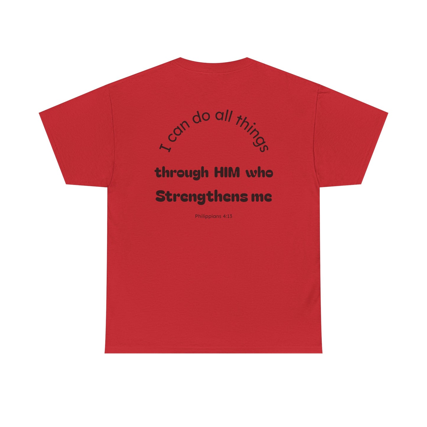 Inspirational Unisex Heavy Cotton Tee - "I Can Do All Things"