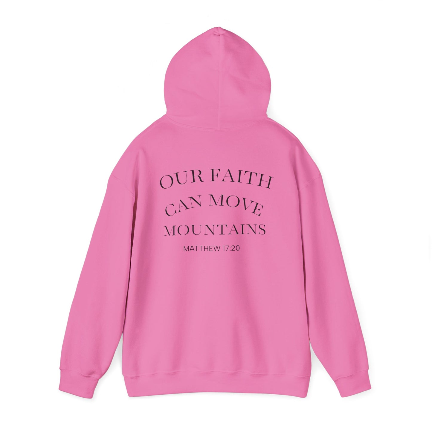 Inspirational Faith Hooded Sweatshirt, Motivational Hoodie, Cozy Sweatshirt, Gift for Believers, Spiritual Clothing