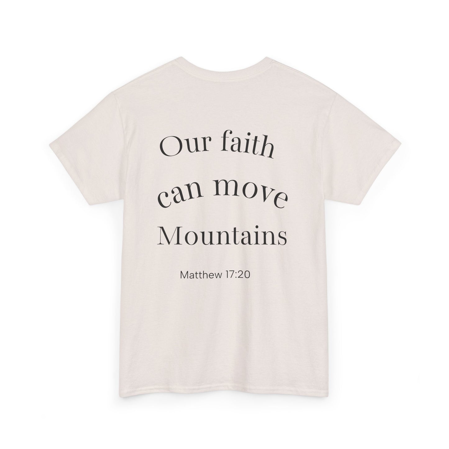 Inspirational Faith Tee, Unisex Cotton Shirt, Christian T-Shirt, Motivational Gift, Bible Verse Apparel, Everyday Comfort Wear