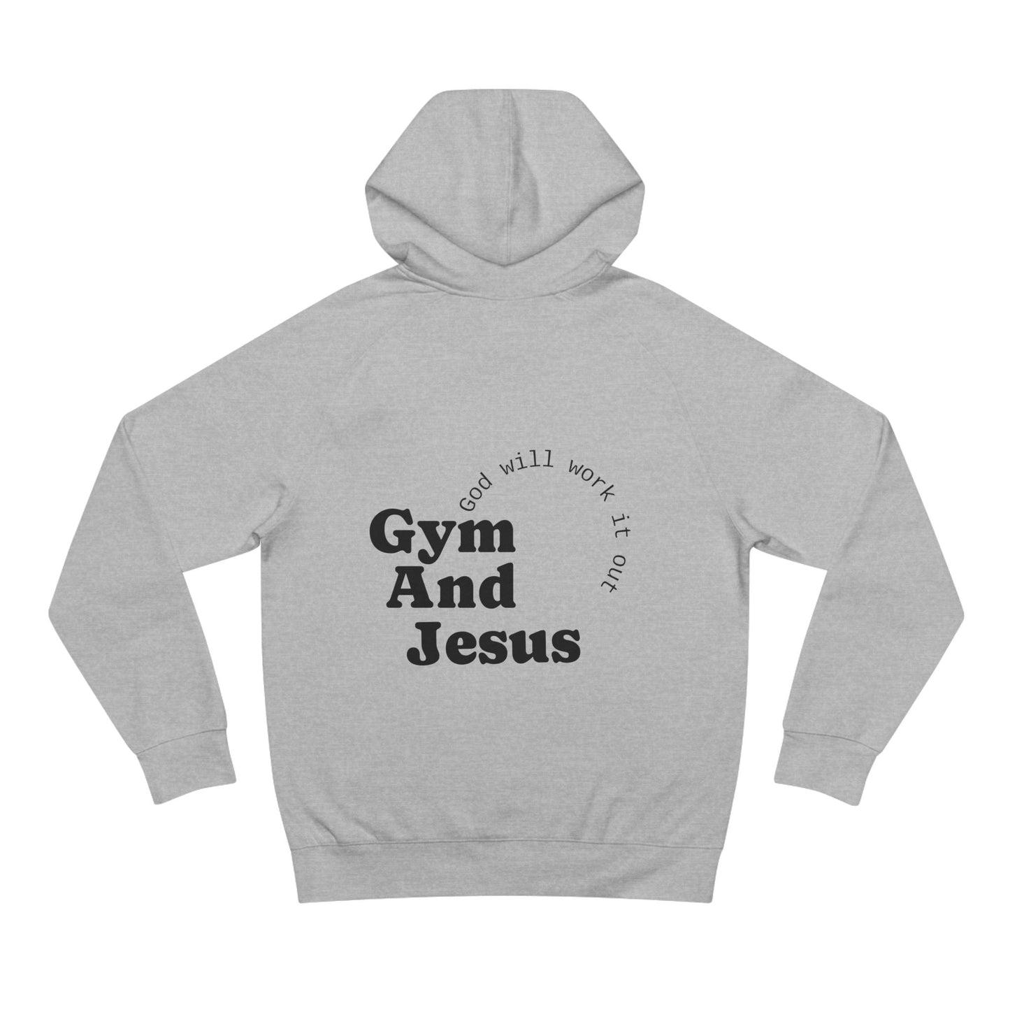 Unisex Inspirational Hoodie, Motivational Sweatshirt, Gym Apparel, Faith-Based Clothing, Christian Gift, Workout Wear