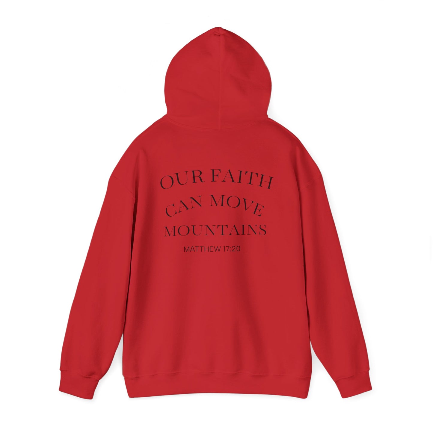 Inspirational Faith Hooded Sweatshirt, Motivational Hoodie, Cozy Sweatshirt, Gift for Believers, Spiritual Clothing