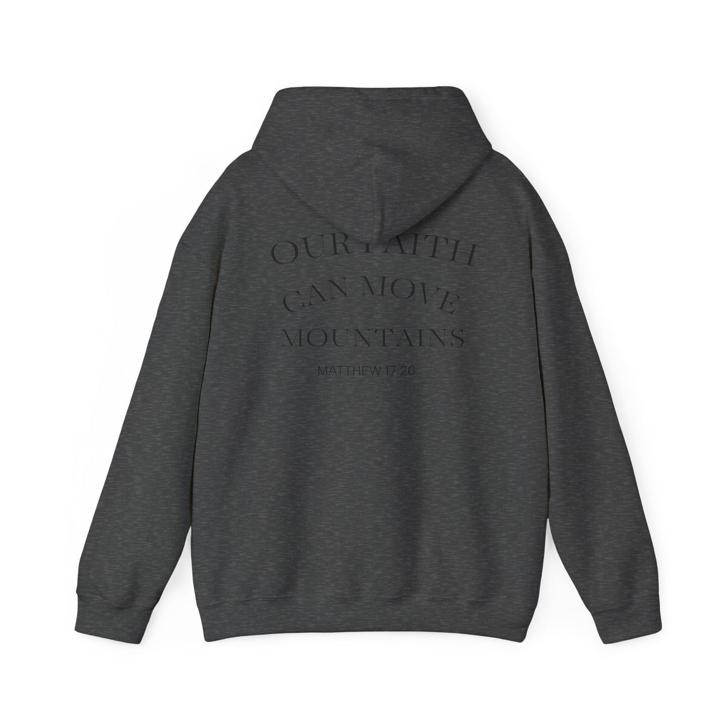 Inspirational Faith Hooded Sweatshirt, Motivational Hoodie, Cozy Sweatshirt, Gift for Believers, Spiritual Clothing
