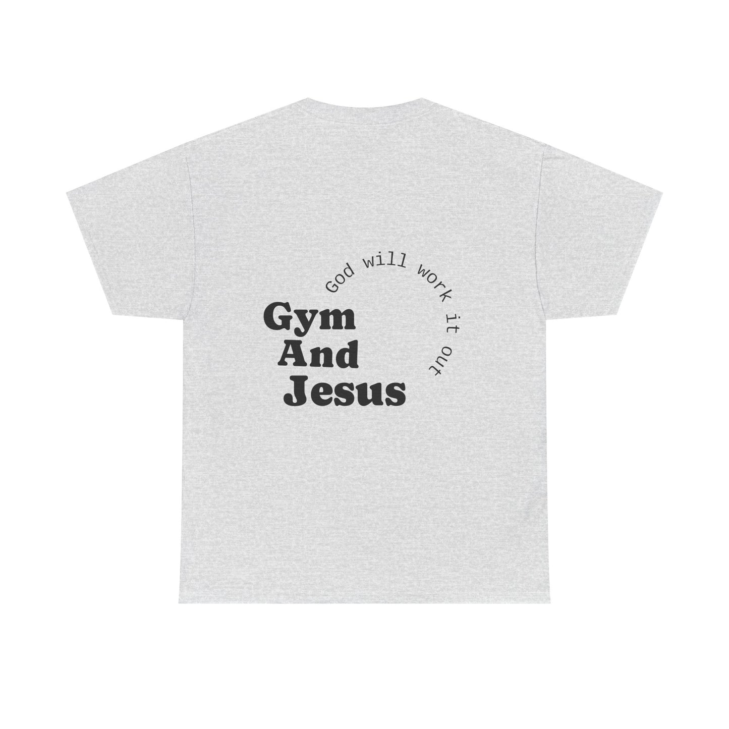 Faith-Inspired Gym Tee, Motivational T-Shirt, Unisex Activewear, Inspirational Fitness Shirt, Casual Everyday Wear