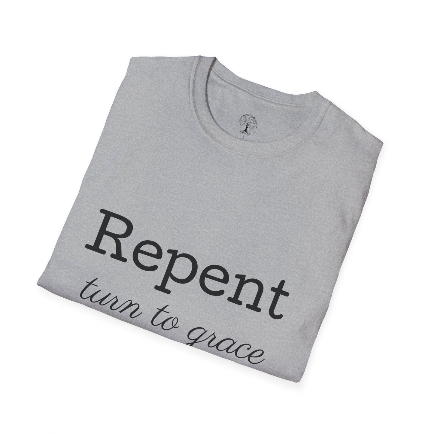 Inspirational Unisex T-Shirt - Repent, New Day, Motivational Shirt, Faith-based Gift, Casual Wear