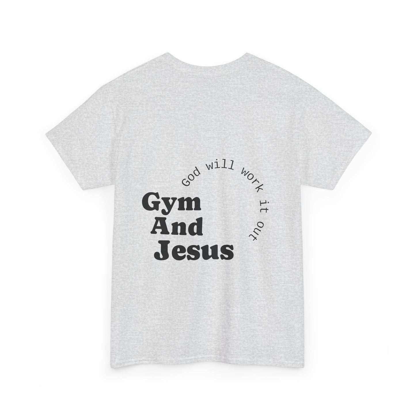 Faith-Inspired Gym Tee, Motivational T-Shirt, Unisex Activewear, Inspirational Fitness Shirt, Casual Everyday Wear