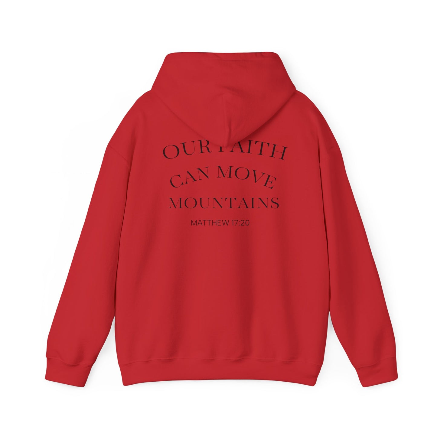 Inspirational Faith Hooded Sweatshirt, Motivational Hoodie, Cozy Sweatshirt, Gift for Believers, Spiritual Clothing