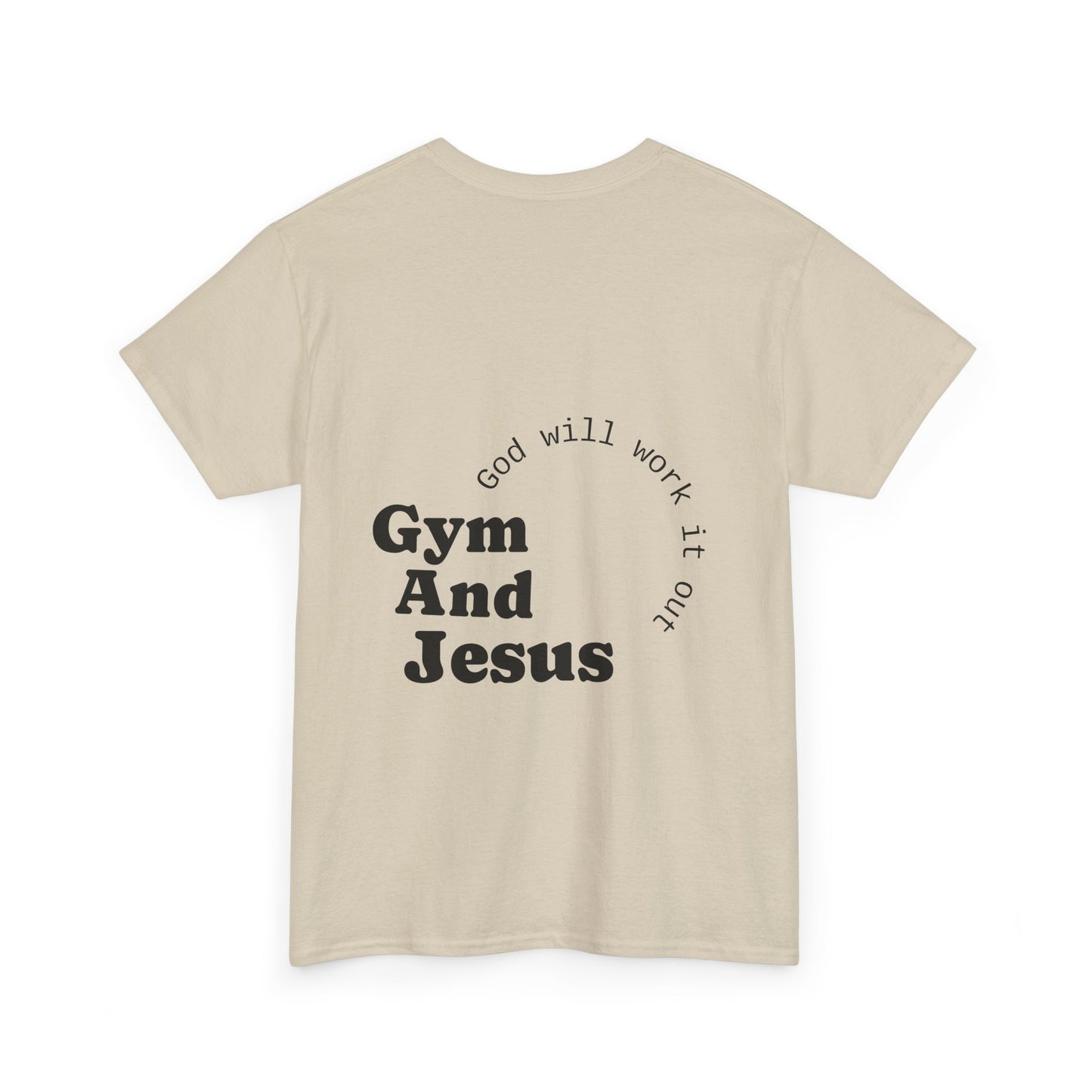 Faith-Inspired Gym Tee, Motivational T-Shirt, Unisex Activewear, Inspirational Fitness Shirt, Casual Everyday Wear