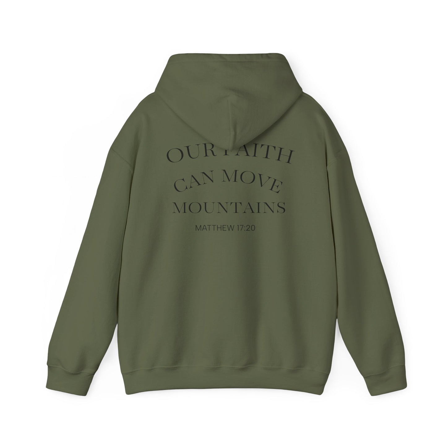 Inspirational Faith Hooded Sweatshirt, Motivational Hoodie, Cozy Sweatshirt, Gift for Believers, Spiritual Clothing